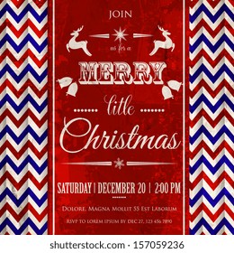 Chevrons Christmas pattern