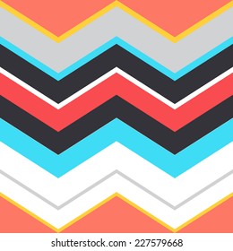 Chevrons colorful seamless pattern
