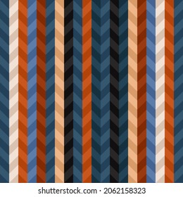 Chevrons in a horizontal row. Vector of abstract triangles, or wallpaper crumpled into an accordion.