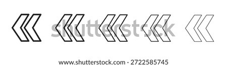 Chevrons icon design, logo, app, UI. Vector illustration, EPS