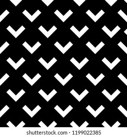 Chevrons pattern. Curves wallpaper. Angle brackets backdrop. Folk background. Mosaic ornament. Ethnic motif. Digital paper, textile print, web design, page fill, abstract. Seamless image. Vector art