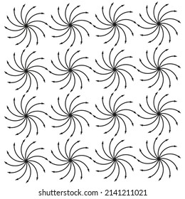Chevrons-Muster. Krümmt Tapete. Winkelklammern, Hintergrund. Mosaikverzierungen. Folkter Hintergrund. Ethnische Motive. Digitales Papier, Stoffdruck, Web-Design, Seitenfüllung, abstrakte. Nahtloses Bild. Vektorkunst