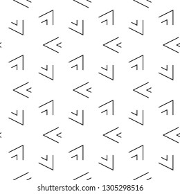 Chevrons pattern.Ethnic motif. Linear ornament. Curves wallpaper.Folk background. Seamless image.Angle brackets backdrop. Digital paper, textile print, abstract. Vector art