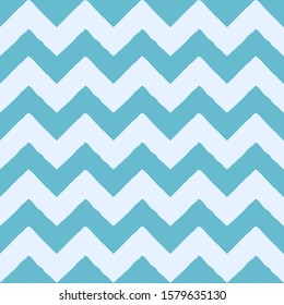 Chevrons seamless pattern Coral Blue color