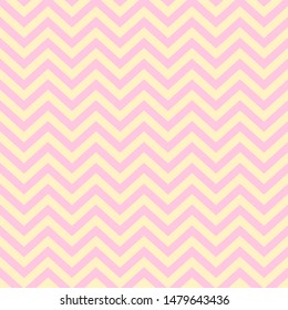 Chevrons, zigzag pink and yellow seamless pattern background. EPS 10