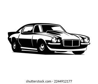 Chevy Camaro car logo. vector illustration silhouette design. Best for badge, emblem, icon and sticker design. svg