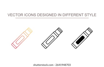 Chewing Gum icon design with white background stock illustration