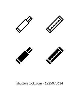 Chewing Gum Icon Logo Vector Symbol