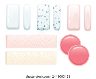 Chewing gum isolated - vector version
