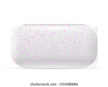 Chewing gum on a white background. Vector illustration.