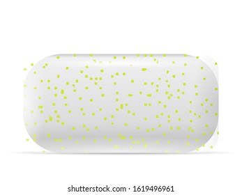 Chewing gum on a white background. Vector illustration.