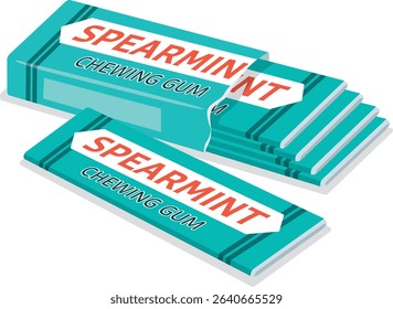 Chewing gum in a package