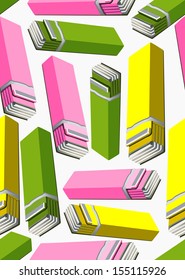 chewing gum seamless  abstract background.