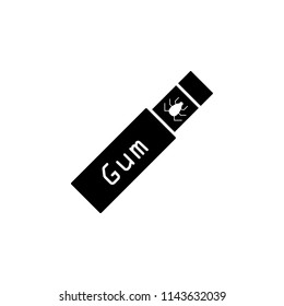 chewing gum with virus icon. Element of joke dat icon. Premium quality graphic design icon. Signs and symbols collection icon for websites, web design, mobile app