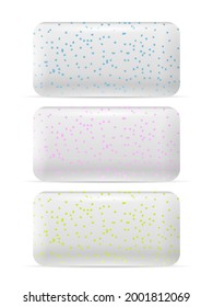 Chewing gums on a white background. Vector illustration.