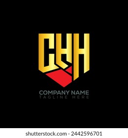 CHH letter logo abstract design. CHH unique design. CHH.
