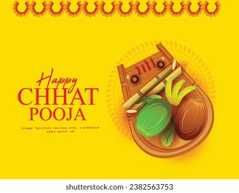 Chhat Pooja is a Hindu festival, mainly celebrated in the Indian states of Bihar and Uttar Pradesh, 
 Means dedicated to the worship of the Sun God and Chhathi Maiya.