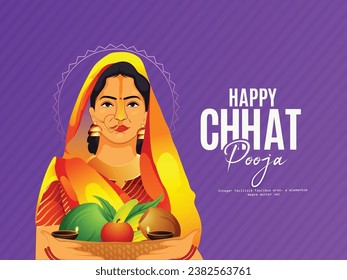 Chhat Pooja is a Hindu festival, mainly celebrated in the Indian states of Bihar and Uttar Pradesh, 
 Means dedicated to the worship of the Sun God and Chhathi Maiya.