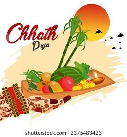 Chhat Puja is a Hindu festival, mainly celebrated in the Indian states of Bihar and Uttar Pradesh, dedicated to the worship of the Sun God and Chhathi Maiya.