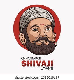 Chhatrapati Shivaji Maharaj Jayanti vector