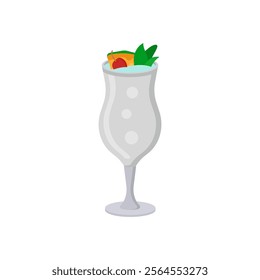 Chi Chi, Cocktails Vector illustration, Isolated