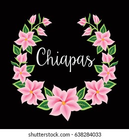 Chiapas, Mexico Floral Composition