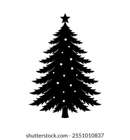 Chiasmas Baum Silhouette Vektor mit weißem Hintergrund