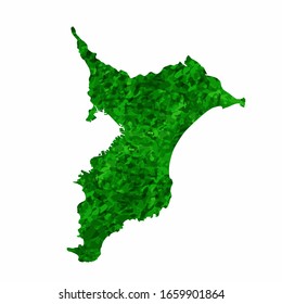 Chiba Map prefecture green icon