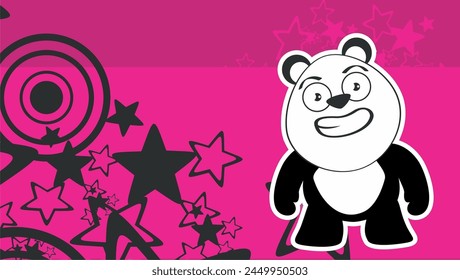 chibbi character cartoon background in vector format