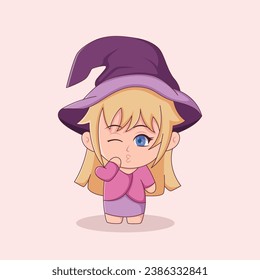 Chibi Anime Character Design Illustration