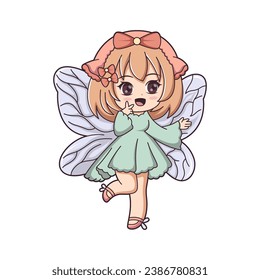 Chibi Anime Character Design Illustration