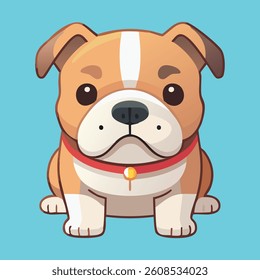 Chibi Bulldog Illustration Cute Kawaii