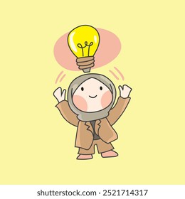 chibi business hijab startup idea