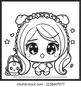 Chibi Coloring Pages For Kids