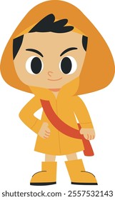 Chibi cute halloween character illustration