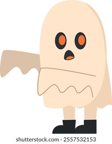 Chibi cute halloween character illustration