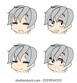 chibi with a lot
facial expressions