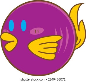 Pescado de la teoría que se puede utilizar en ilustraciones escolares.