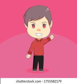 Chibi Little Child Kids Vector Art Cartoon