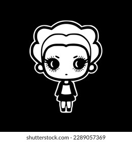 Chibi | Minimalist and Simple Silhouette - Vector illustration