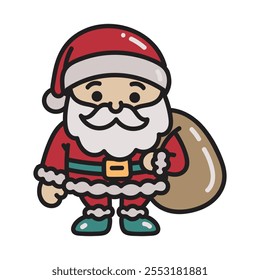 Chibi Santa Claus Illustration - 01