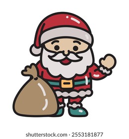 Chibi Santa Claus Illustration - 09