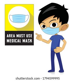 Chibi uta and the area must use a madical mask - advice