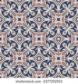 Chic art seamless pattern. Art forms are grouped and arranged in a specific order. Vector image for print, textile, packaging, interior design and your other projects.
