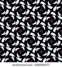 Chic art seamless pattern. Art forms are grouped and arranged in a specific order. Vector image for print, textile, packaging, interior design and your other projects.