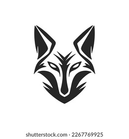 A chic black and white fox logo vector to make your brand stand out.