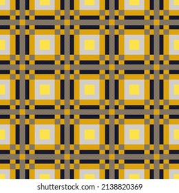 Chic checkered seamless pattern. Polygons, stripes, lines are grouped and arranged in a certain order. Vector. 