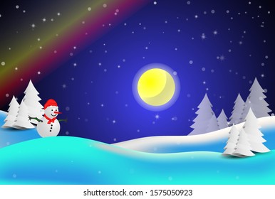 Chic Christmas and New Year's greeting card 