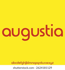 Elegante e limpo sans serif alfabeto exibir fonte vetor. Ilustração de estilo tipográfico minimalista feminino