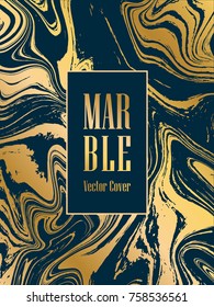 Chic Cover mit goldener Marmor-Textur minimalistische Vektorillustration Hintergrund für die Innenausstattung. Goldene Marmorsteinoberflächentextur mit flüssigem Folienglitter, metallischer Effekt. Decken Sie Vektorillustration Hintergrund-Design.